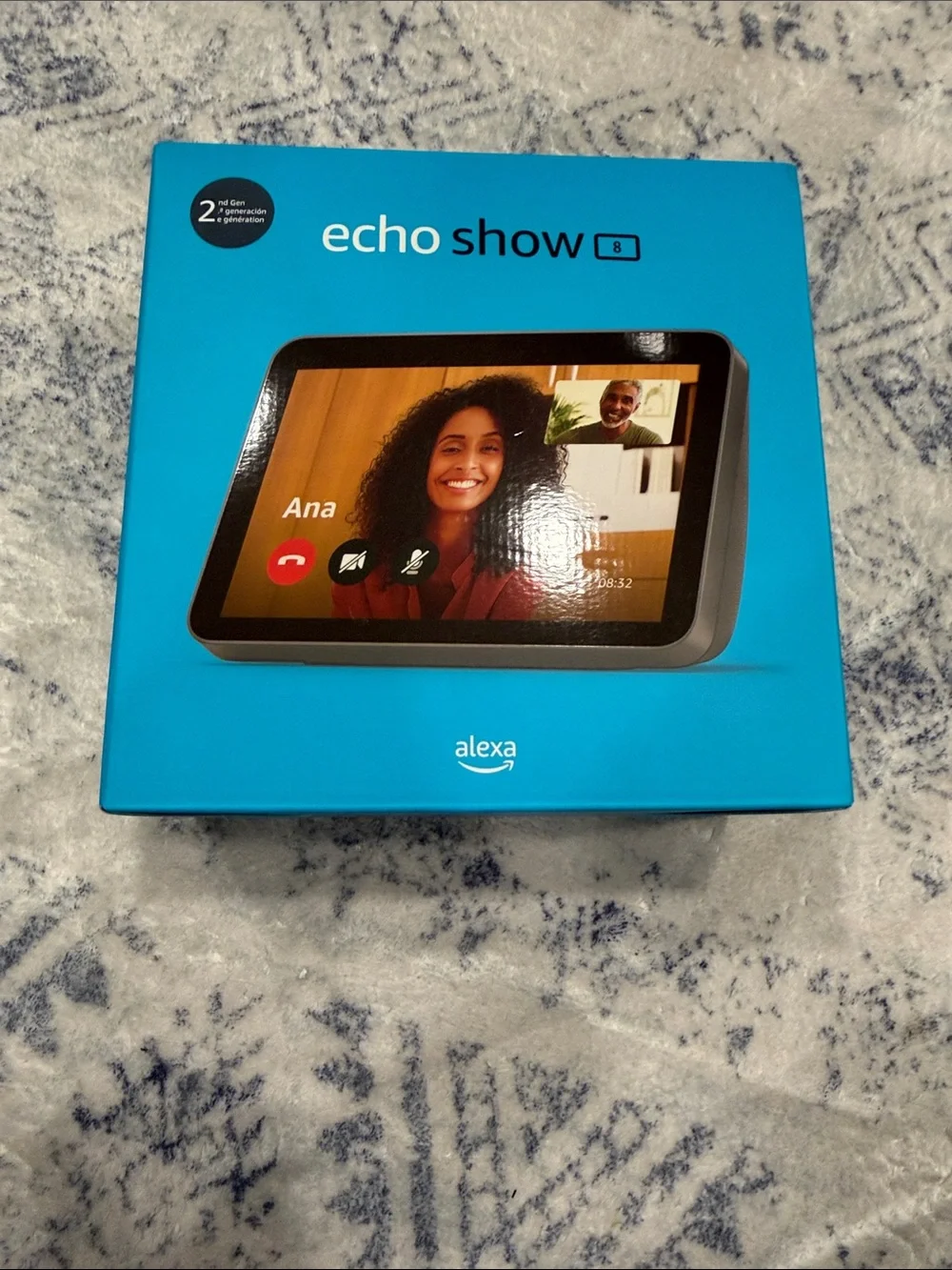 Amazon Echo Show 8 Smart Display - Blue Box